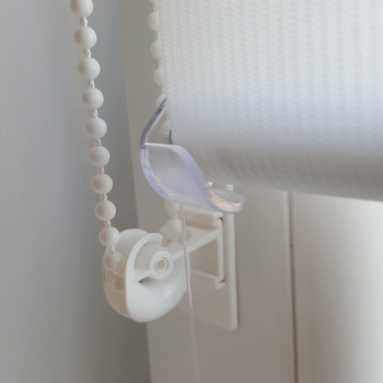 Klebe Duo-Rollo Doppelrollo Klemmfix Jalousie Rollo ohne Bohren schwarz Klemm u