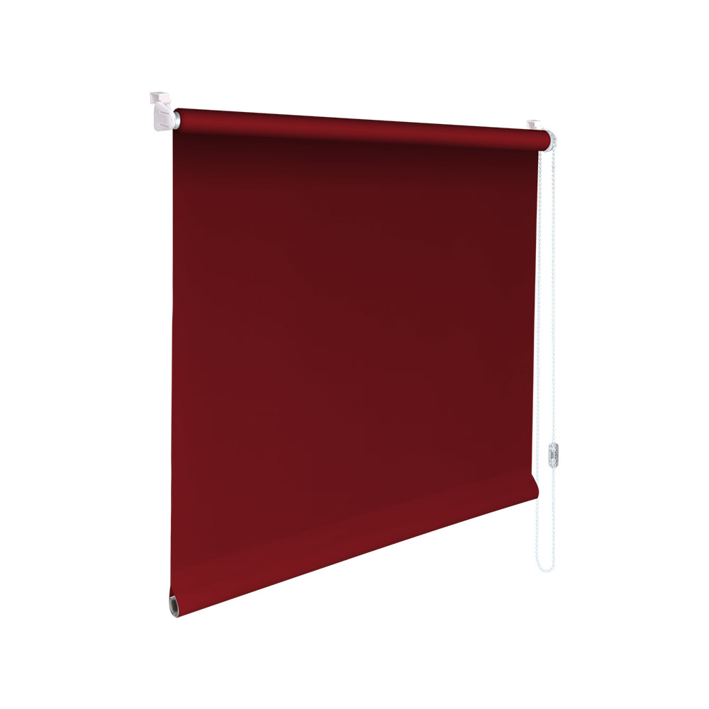 Höhe 110 cm dunkelbraun Mini-Rollo Klemmfix ALU THERMO Klemmrollo Verdunkelung