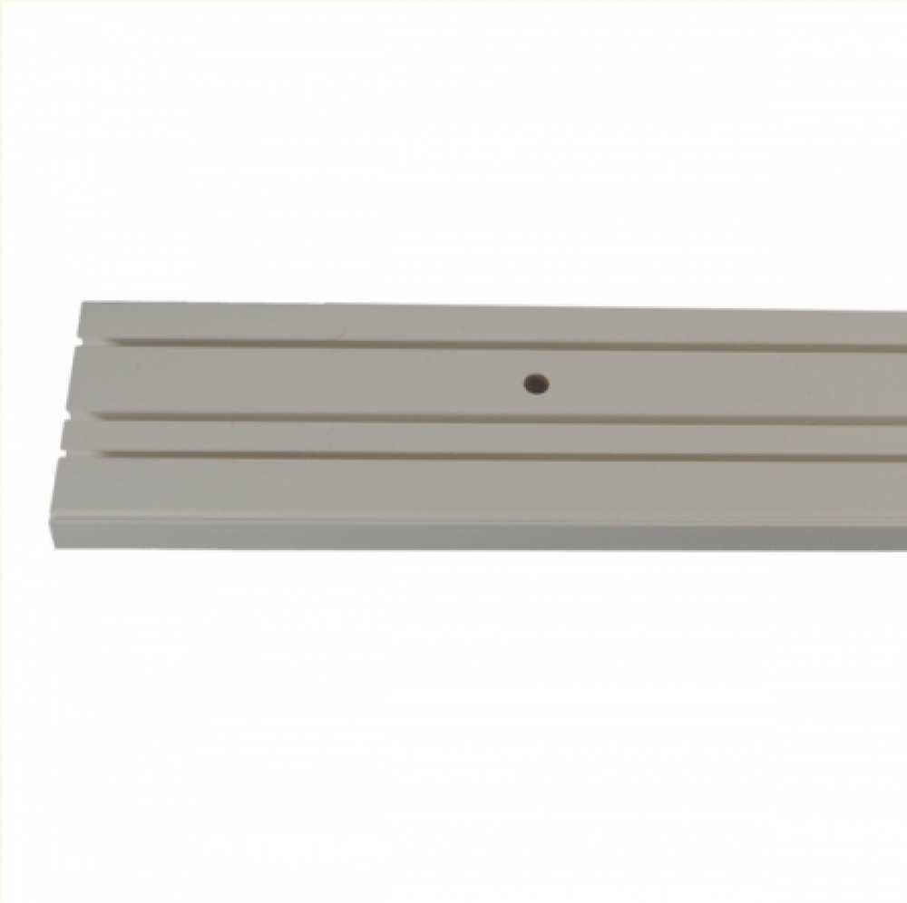 Vorhangschienen Gardinenschienen Gardinenbretter Gardinen-Laufschiene für Deckenmontage in Farbe weiß